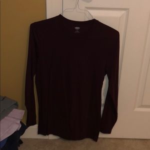 TWO long sleeve Old Navy Tees (Maroon and Navy)